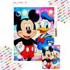 Diamond Painting Kit Full Diamond Round Mickey Donald Decor Home Decor Craft Gift Mickey Donald