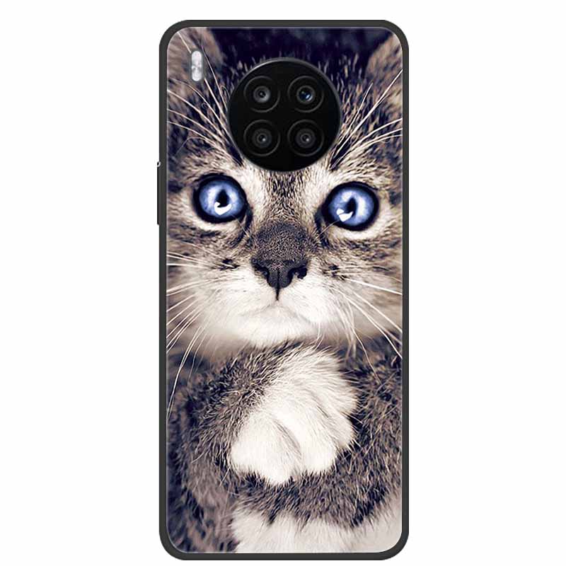 For Huawei Nova 8i Case Shockproof Soft silicone TPU Back Cover For Huawei Nova 8i Phone Cases Nova8i Nova 8 i 2021 Cute Cartoon