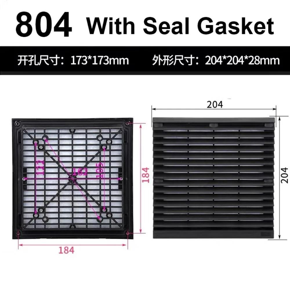 Air Ventilation System ABS Cabinet Ventilation Filter White Without Fan Fan Filter Filter Panel