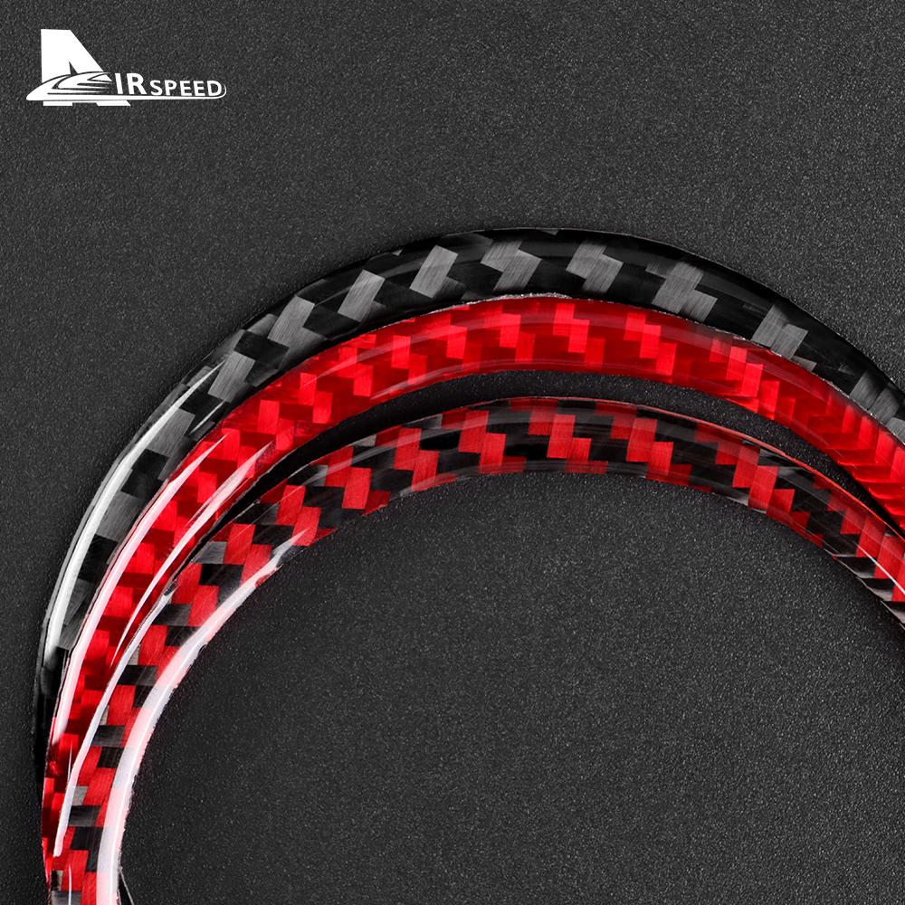 Real Soft Carbon Fiber Speedometer Frame Sticker for Mercedes Benz Smart 451 Fortwo 2008 2009 2010 2011 2012 2013 2014 2015