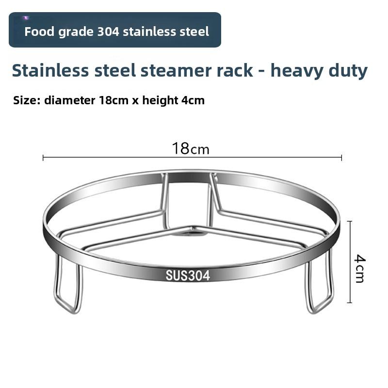 Edelstahl Topfgestell, Dämpfergestell, Topfuntersetzer, Küchenaufbewahrungsregal, Verdickte Wärmeisolierhalterung, Verdicktes Verbrühschutz-Dämpfergestell