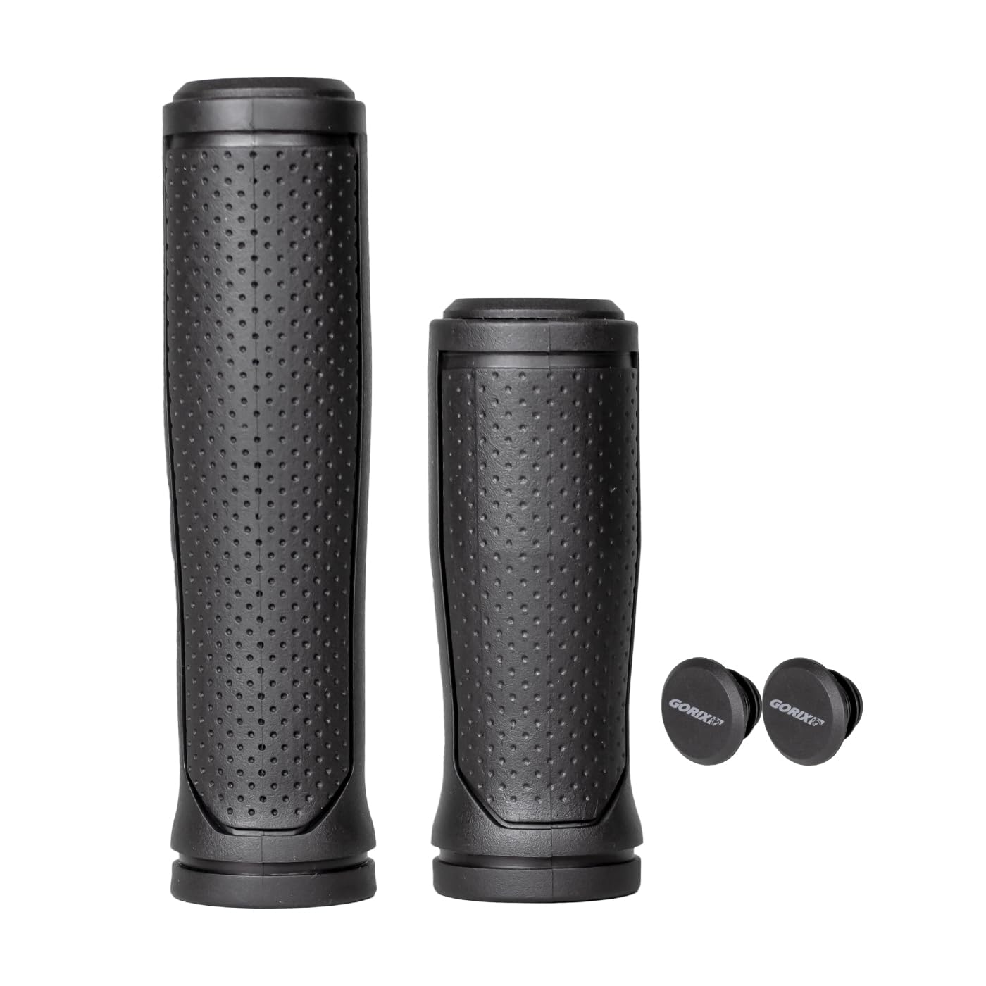 

GORIX Велосипедные грипсы Левая и Правая Разные Короткие Грипсы Ручки Грипсы Амортизация Цилиндрические Велосипедные Грипсы Индивидуальная Замена Грипс Велосипед чёрный