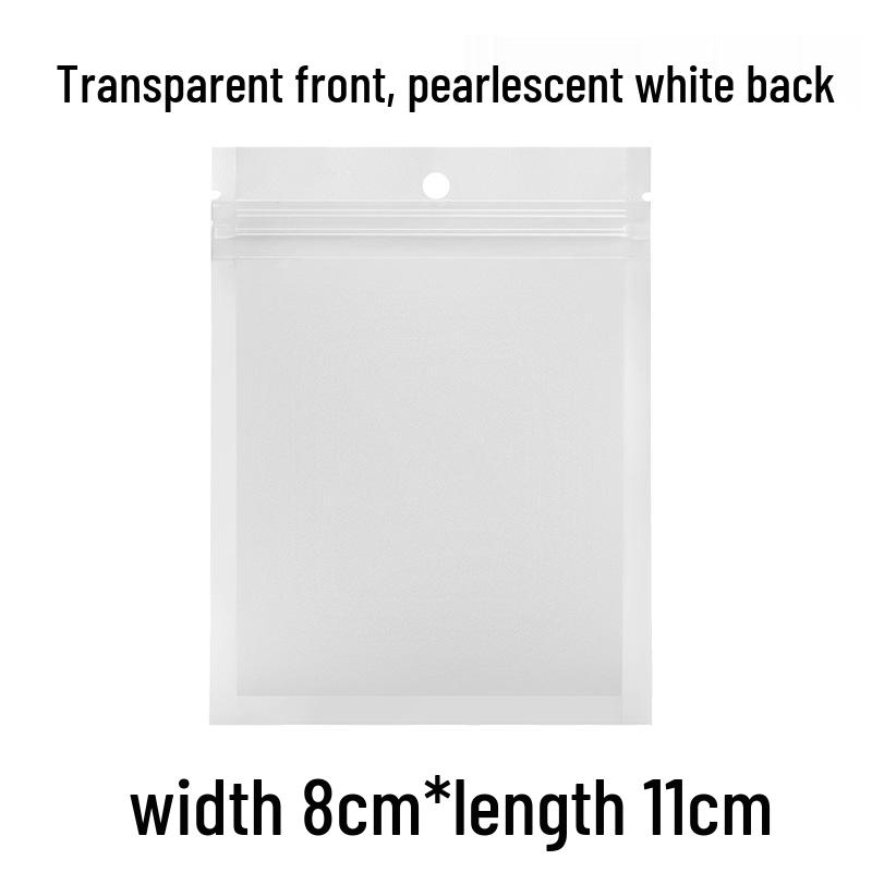 Pearlescent Yin & Yang Film Self-Sealing Bags for Jewelry Packaging