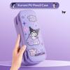 Sanrio 3D Kuromi Melody Cinnamoroll Pencil Case Cartoon Large Capacity Stationery Bag Pencil Case For Students