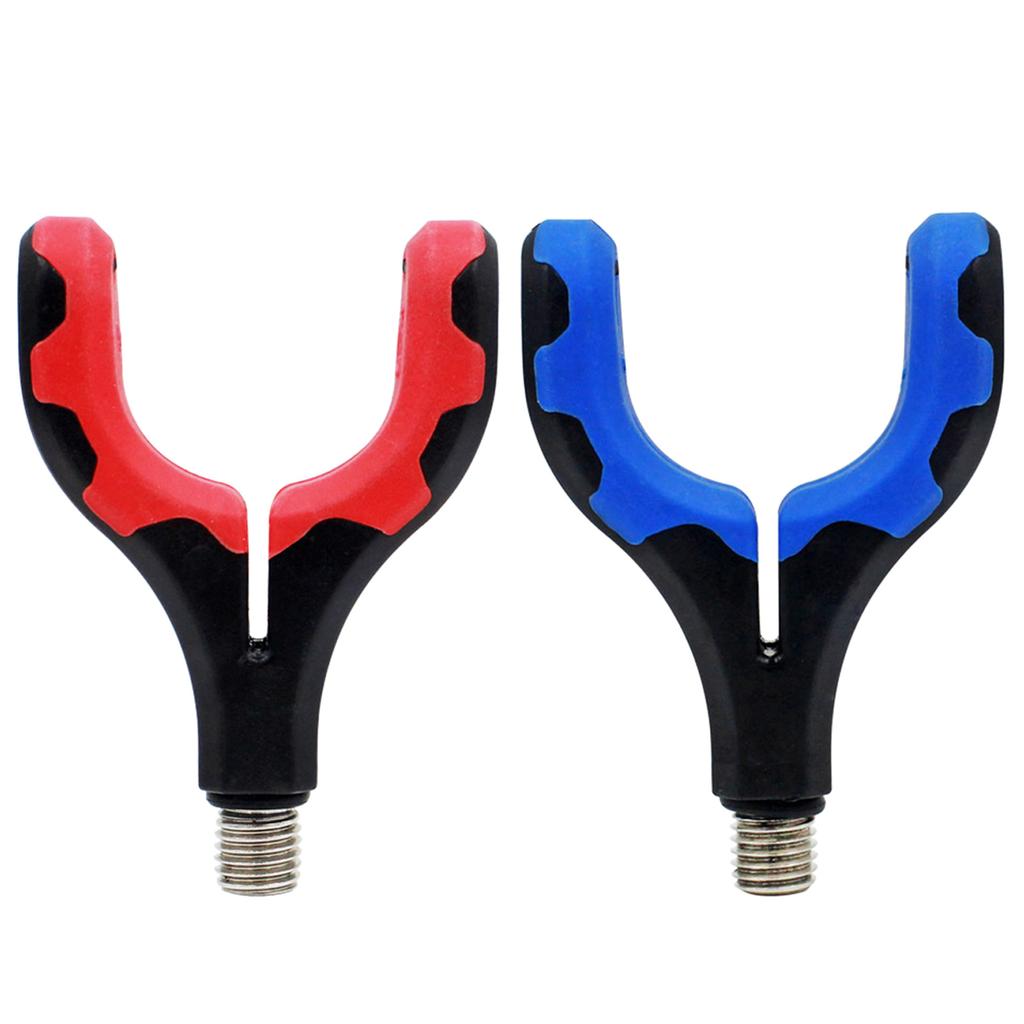 Fishing Rod Rest Head UShaped Bracket Head Fishing Grippers Rest Connects for Carp Fishing Rod Support Easily Install