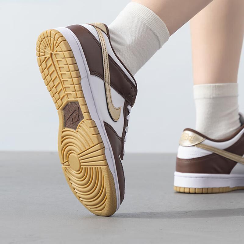Nike Dunk Low Gs White Metallic Gold Cacao Wow Hm3725-171
