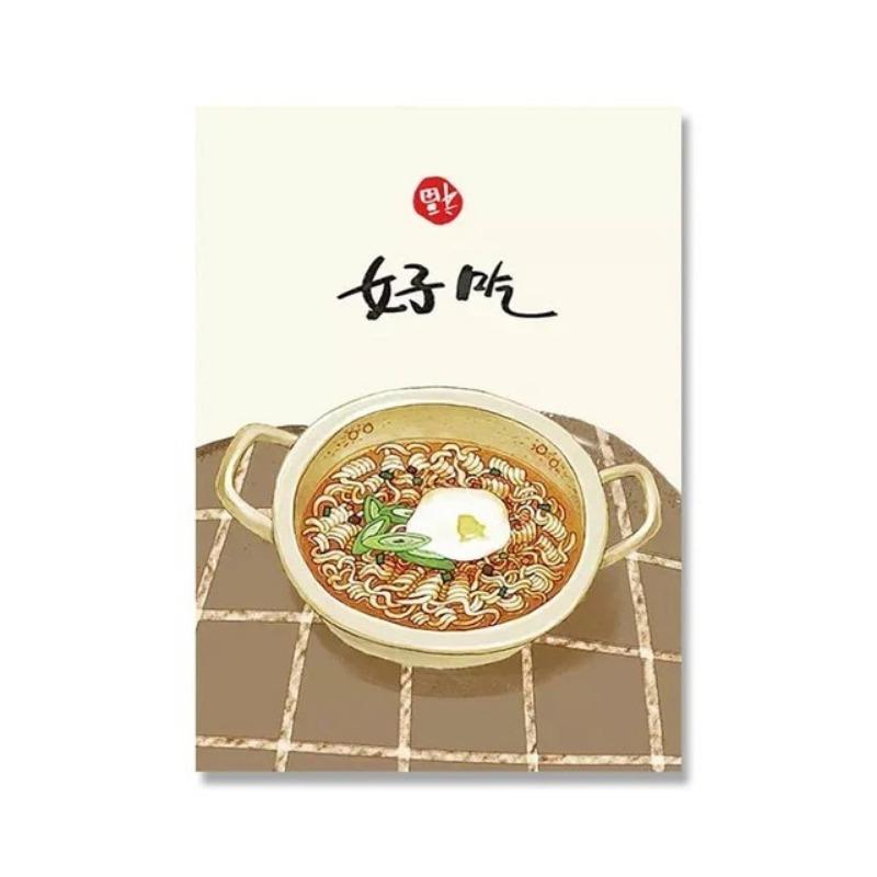 Chinese Style Food Cats Quotes Posters Prints Oriental Kitchen Anime Art Wall Pictures Home Restaurant Decor Canvas Paintings