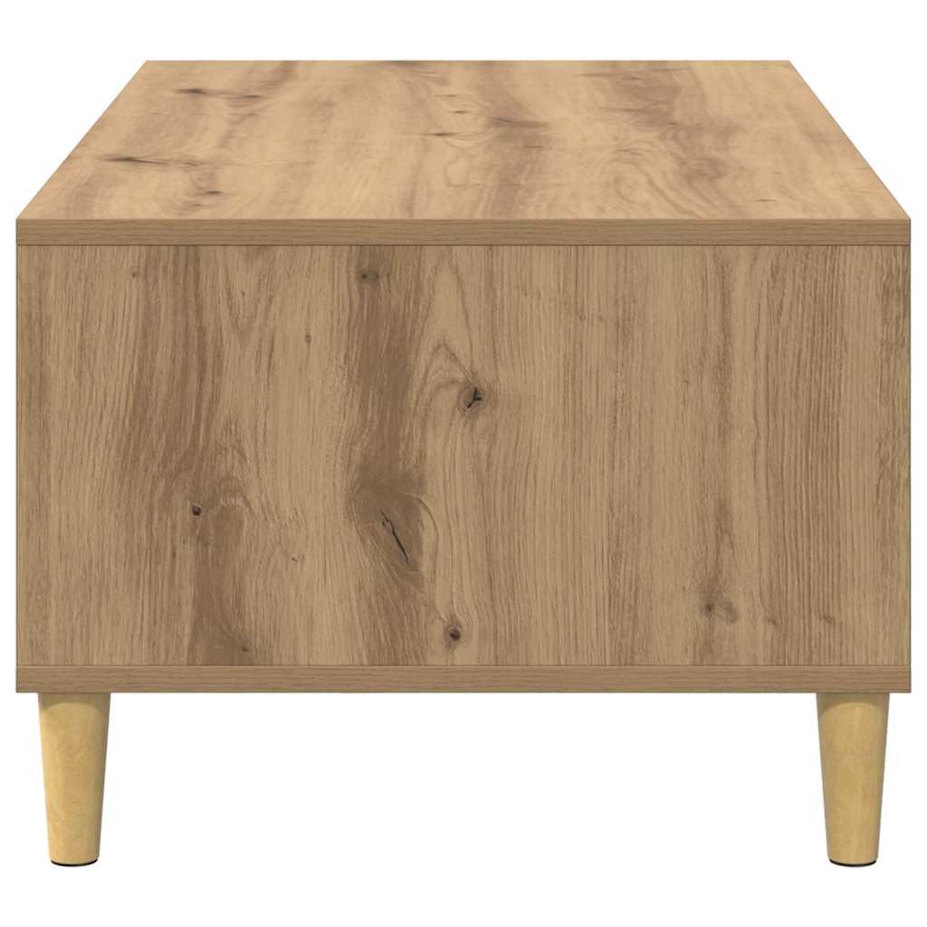 Artisan Oak Coffee Table 90 x 50 x 26.5 cm Engineered Wood