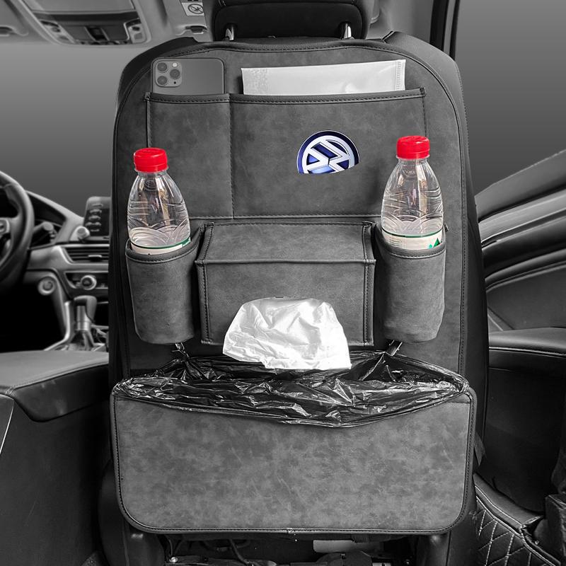 Car Sticke Car Accessories Seat back Storage Organizer Bag For Volkswagen Polo Golf Passat B5 B6 B7 T4 T5 Golf 6 Tiguan Phaeton