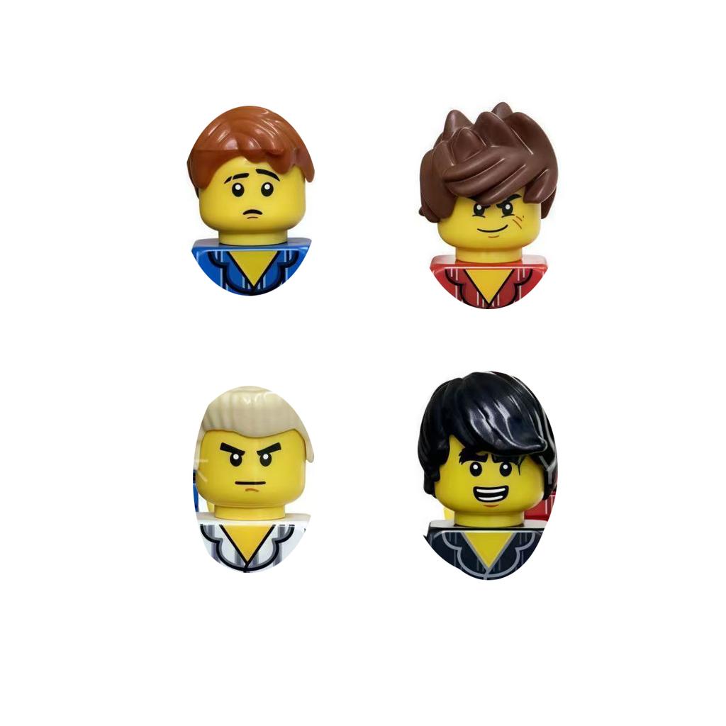 YZ001 Elemental Building Blocks Kai Assemble Bricks Mini Action Toy Figures Nya First Generation Movies Dolls Gift For Children