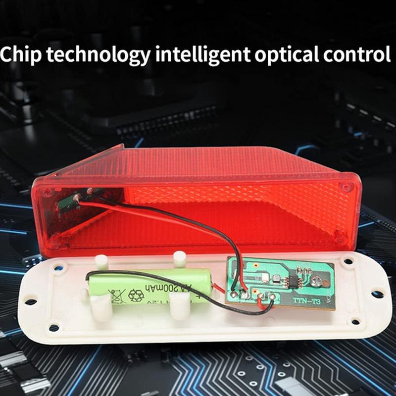 New Solar Powered Cap Warning Lamp LED Flashing Lights Road Barriers Traffic Barriers Square Flashing Obstacle Lights Led Lights