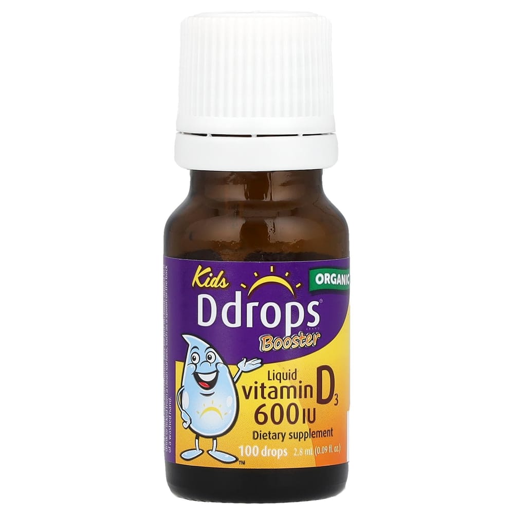Ddrops Booster Liquid Vitamin D3 600IU 2.8ml (0.09fl oz)