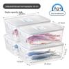 Plastic Japanese-Style Fresh-Keeping Box with Lid for Refrigerator Storage