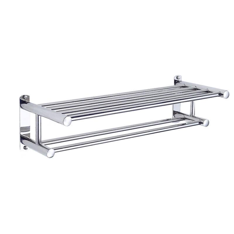Yuzhu 304 Stainless Steel I-Shape Bathroom Towel Rack 58cm