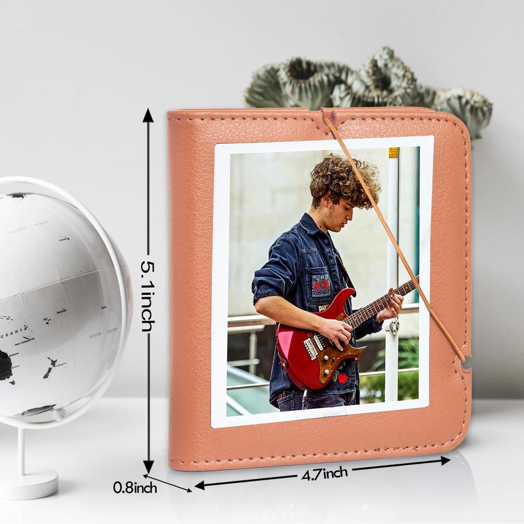 Rieibi FUJIFILM Instax Cute Instax Kompatibilní s Polaroid Instax Instax Album Inch Holds 28 Může také ukládat vizitky a hotovost PU Album pro