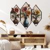 Imitation Wall Painting Realistic Vase Self-adhesive Wall Stickers Home Decoration for Living Room Bedroom Wall Art Decals