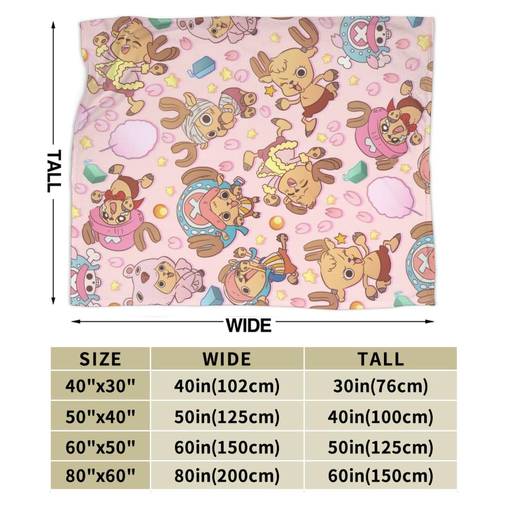 Luffy Anime TONY TONY Chopper! Coperta soffice novità traspirante per letto, divano, tutte le stagioni,