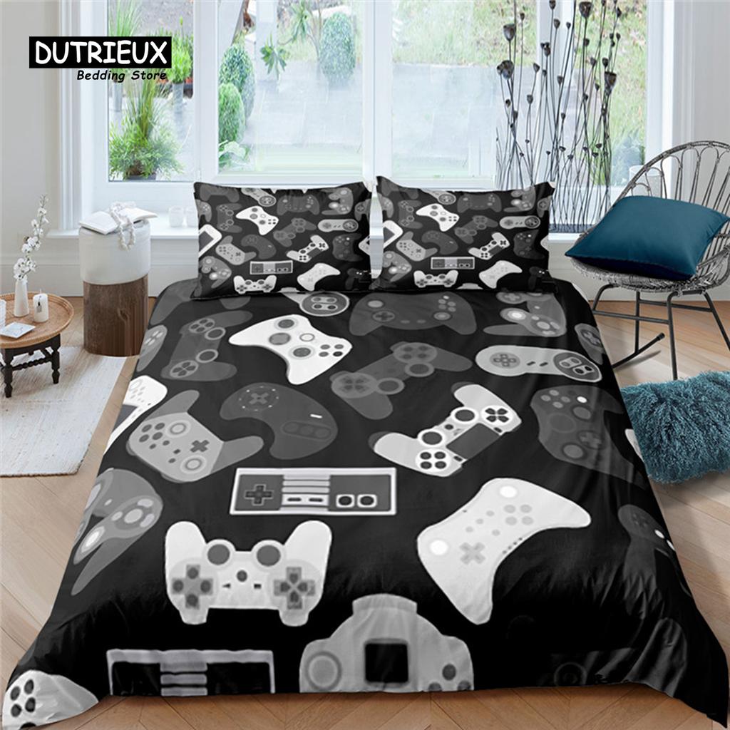 Home Living Luxury 3D Game Controller Bedding Set Comfortable Duvet Cover Set Kids Bedding Set Queen and King EU/US/AU/UK Size