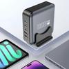 200W GaN Charger USB Multi Type C 100W Charging Station Rechargeable Universal Laptop Power Adapter Eco-Friendly Macbook Pro NEW