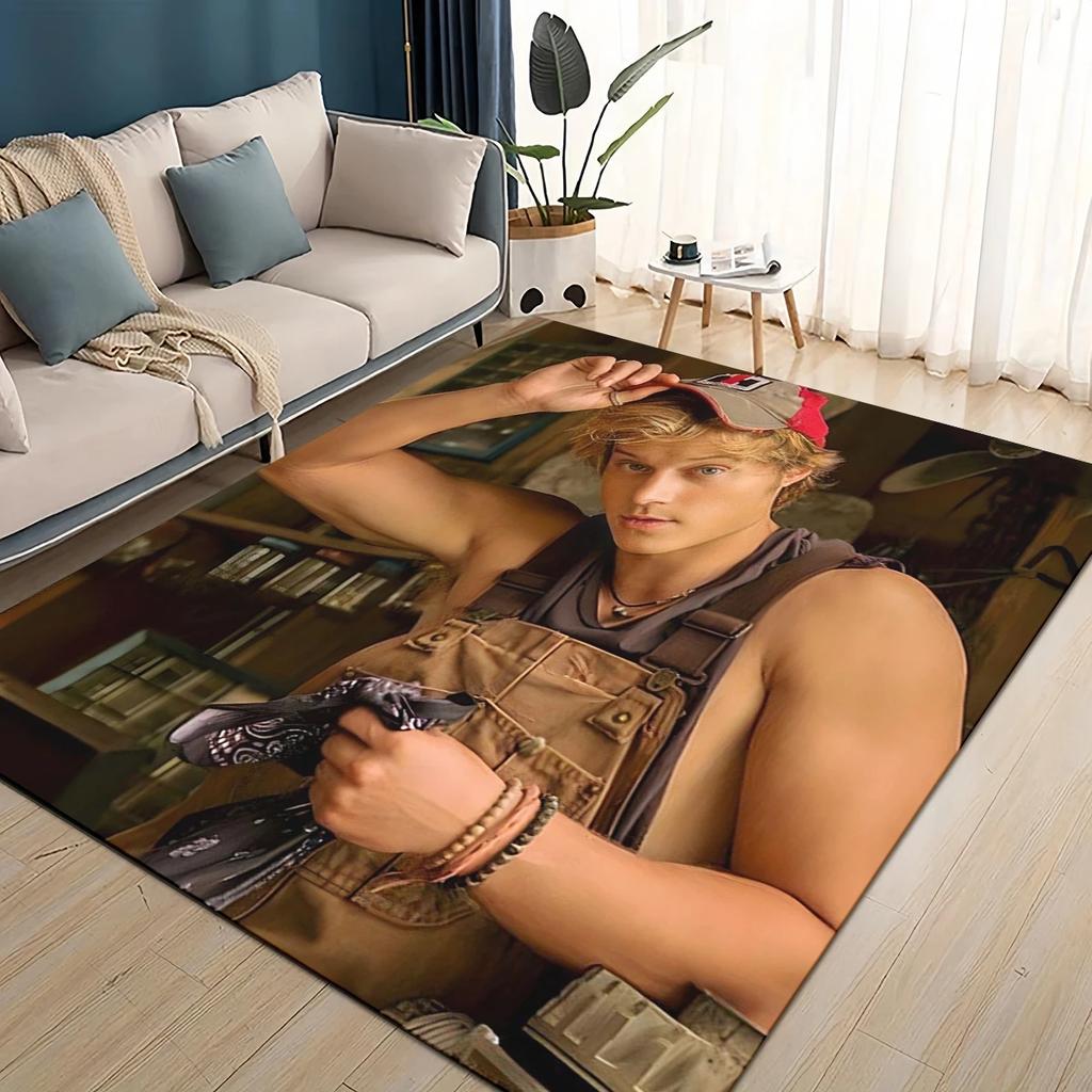 Rudy Pankow 27 Style New JJ Maybank Star Carpet Rug for Living Room Bedroom Home Sofa Decoration,Kids play Non-slip Floor Mat