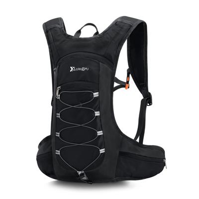 Clakllie Cycling Backpack for Road and Walking with Helmet 6L Reflective Design Black Ultra-Lightweight Running, Biking, Fishing, Mountaineering,
