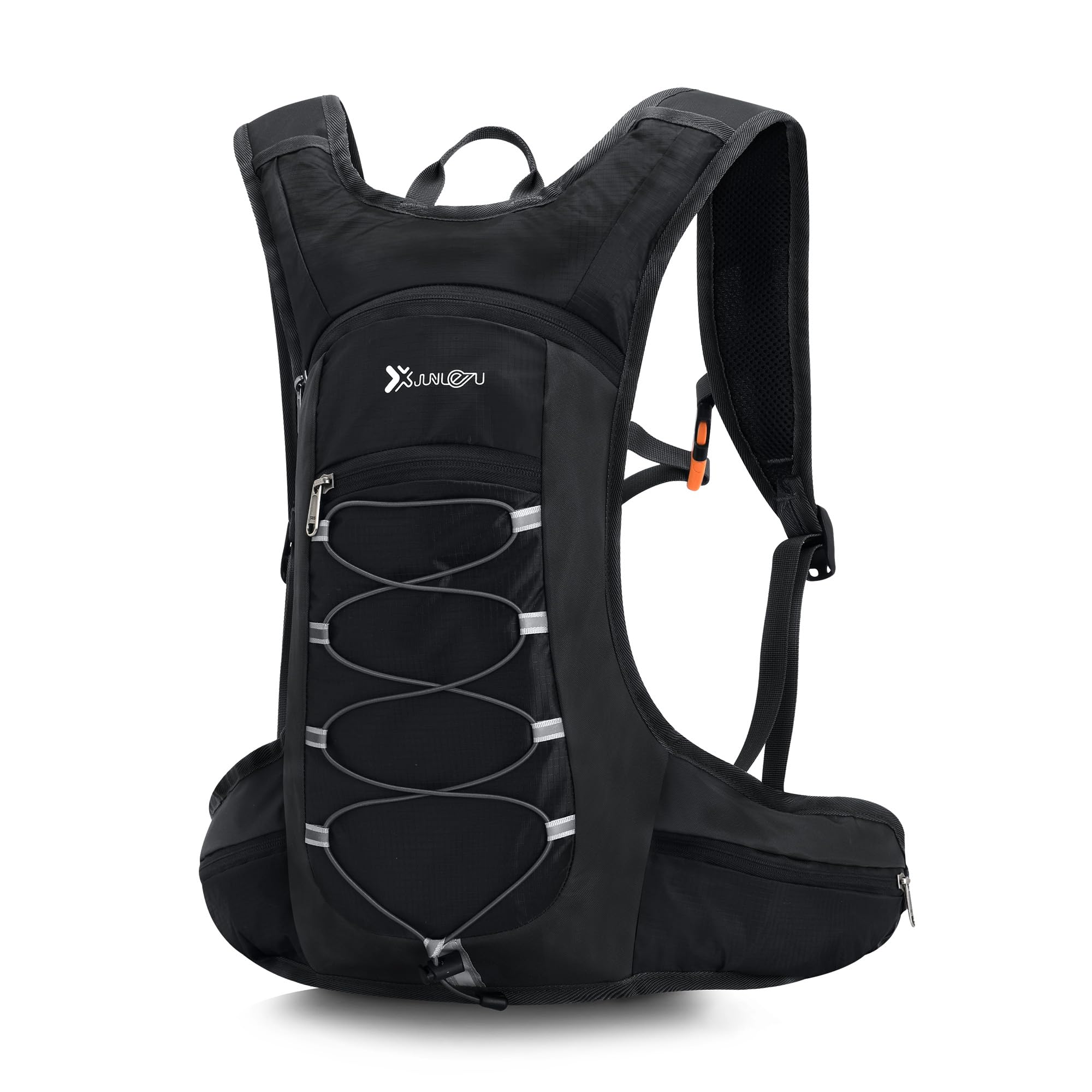 

Рюкзак для велоспорта Clakllie для шоссейного велоспорта и ходьбы с креплением для шлема 6 л Светоотражающий дизайн Черный Сверхлегкий Бег, Велоспорт, Рыбалка, Альпинизм,