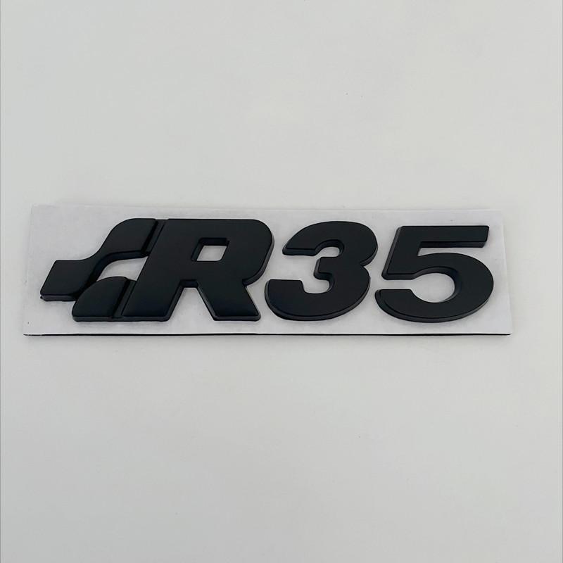 ASGBH1 3D Metall R32 R35 R36 Kofferraum Heck Emblem Abzeichen Aufkleber Für VW SR32 SR35 SR36 Volkswagen Golf MK4 Passat Tiguan