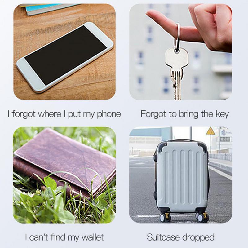 Mini Smart GPS Tracker Pet Car GPS Lost Tracker Round Mobile Smart Anti Loss Device Portable Key Finder Locator for Wallet Pet