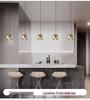 Modern Nordic Glass Pendant Light for Coffee Shop or Bedroom