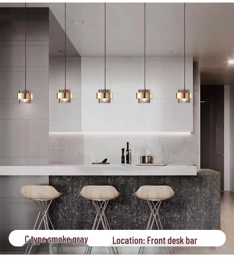 Modern Nordic Glass Pendant Light for Coffee Shop or Bedroom