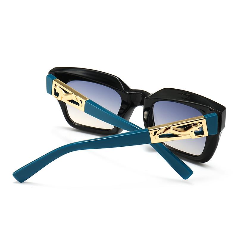 Foreign Trade  Popular Modern Sunglasses European And American Street Photography Ins Popular Model Square Sunglasses For Women 1736