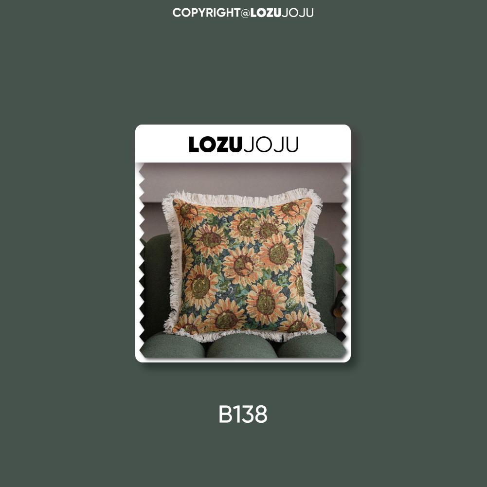1PC LOZUJOJU Fashionable Artistic Pillowcase Polyester Tassel Pillowcase For Sofa Living Room Home Decor