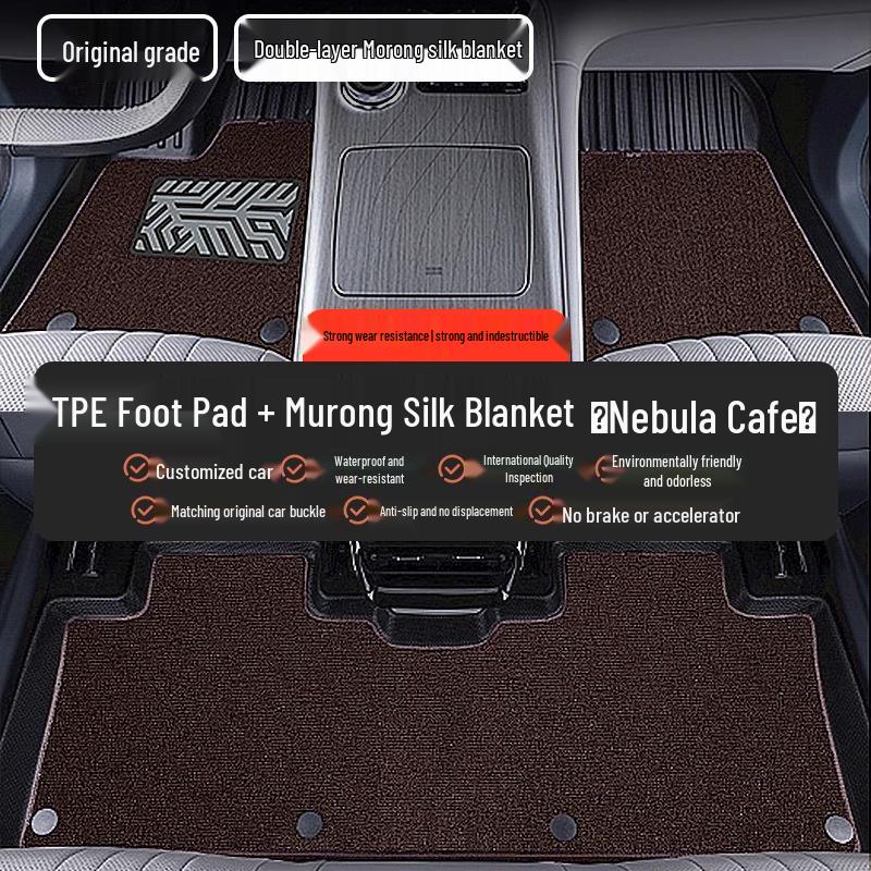 TPE All-Weather Floor Mats for Buick: Envision PLUS, Regal, LaCrosse, Excelle e5, Verano, Blue 6