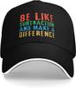 Sei wie Subtraktion Mach einen Unterschied Lustige Baseballkappe Polyester Outdoor Verstellbar Snapback