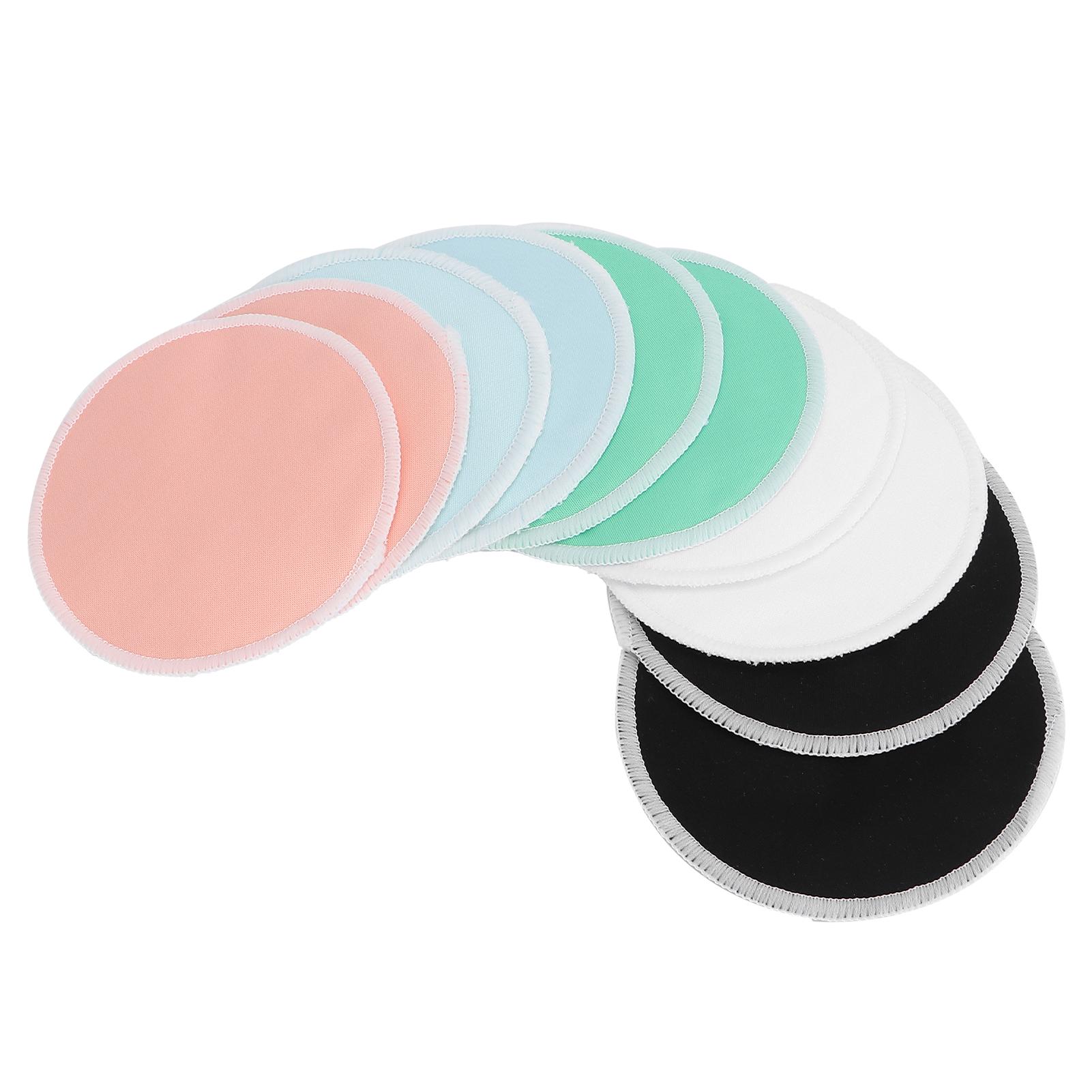 

10 шт. прокладки для груди для кормления грудью, супер мягкие, моющиеся прокладки для кормления грудью, прокладки для бюстгальтера для беременных белый