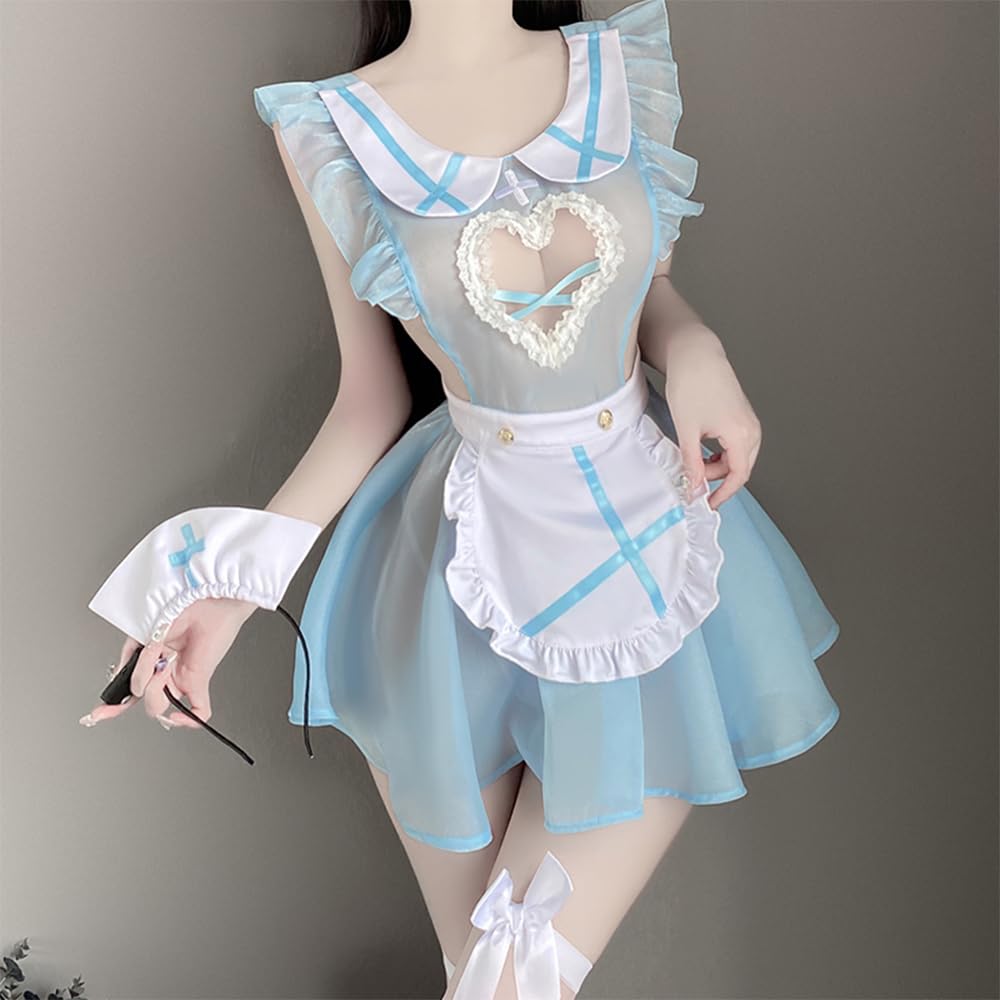 Nurse Sexy Maid Open Open Halloween Nurse Mini Headband 4 Piece Set [RPFLQ] Cosplay, Clothes, Apron, Chest, Back, Sexy, Extreme, Costume, Clothes,