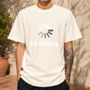 2026 New Pure Cotton Tshirt I Am Thinking Loading Icon Fun Programmer Print Crew Neck Short Sleeve Casual Top