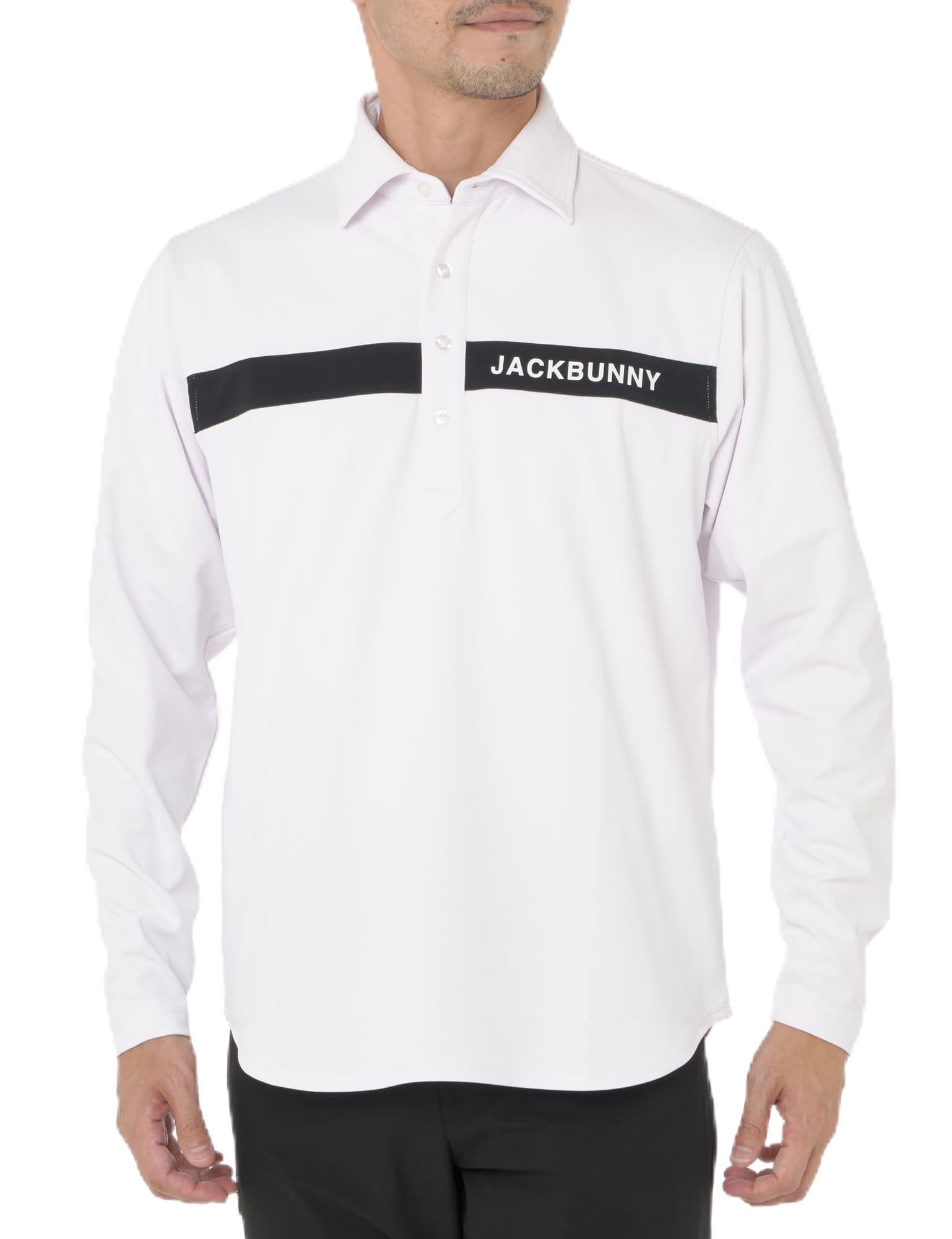 

Jack Bunny Men s Long Sleeve Polo Shirt (Mesh Punch) / Golf / 262-4261919 140_Green 6 [LL]