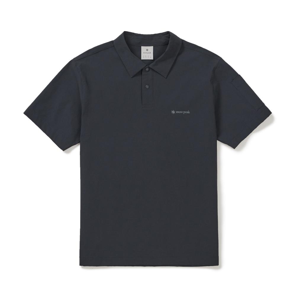 SNOWPEAK Lightweight Cordura Polo Short-sleeve T-shirt Dark Navy (S26MMPPS04)
