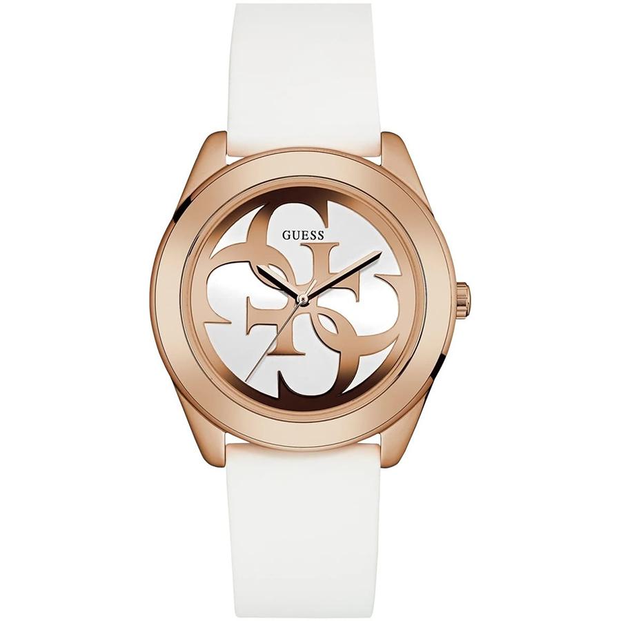 

Guess Women s Quartz Stainless Steel Watch G Luxe Series Scratch-resistant Glass Mirror W0911L5 белый