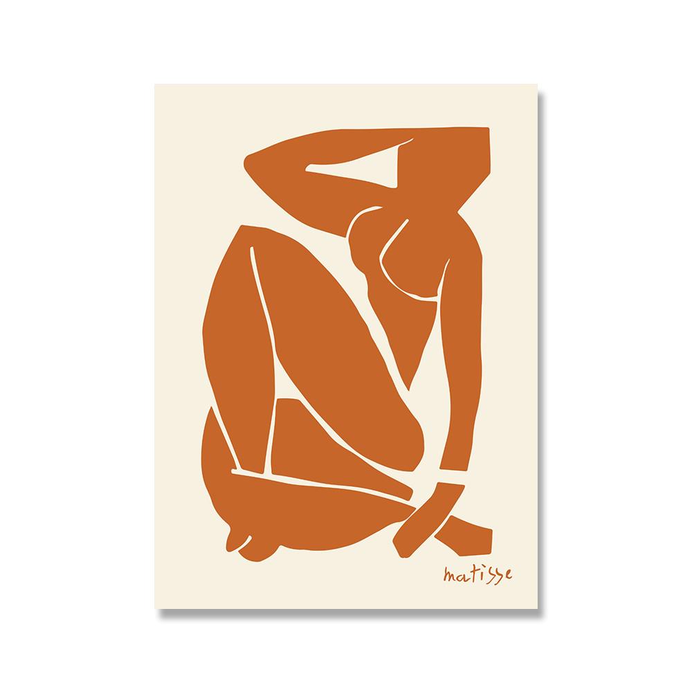 Pósteres de Henri Matisse con desnudos en rosa y azul, arte de pared vintage, pintura en lienzo, imágenes abstractas con cuerpo sexy para decoración de sala de estar
