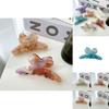 Elegant Retro Acetate Hair Claw In Stunning Multi-color For Womens Hair Accessories