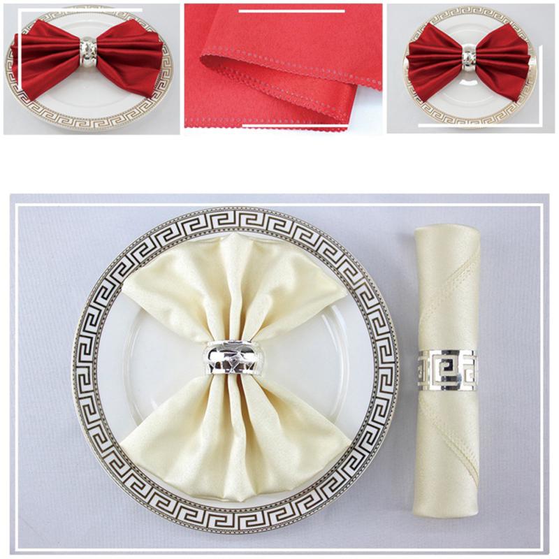 Hotel Home Solid Color Napkin Table Napkin Hotel Banquet Square serviette mokador