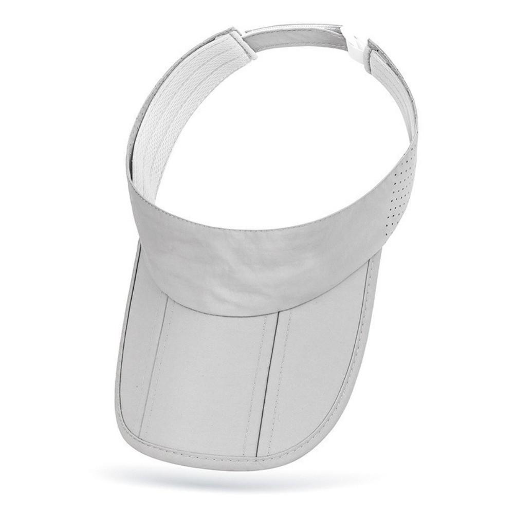 Anti-UV Foldable Sun Visor Hat Adjustable Empty Top Hat Summer Beach Hat  Travel
