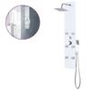 VidaXL Panneau de douche Verre 25 x 44,6 x 130 cm Blanc
