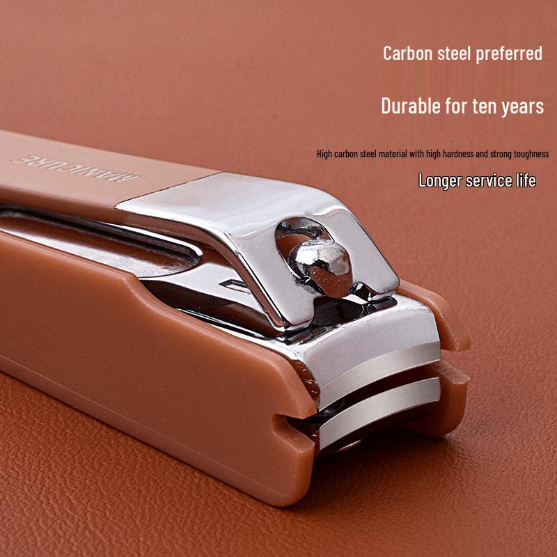 Six-Piece Nail Clipper Gift Set: Anti-Splatter, Large Opening, Carbon Steel Clippers for Household Use