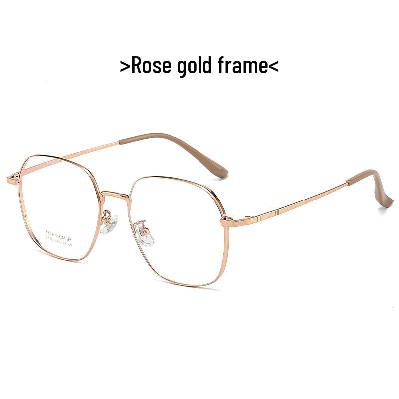 Ultra-Light Titanium Multifunctional Myopia Glasses with Colorful Non-Fading Frame Myopia with Blue Light Protection