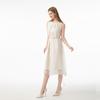 Ziran Xiouya Sleeveless A-Line Dress with Pearl Rope Belt