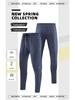 Men's Quick-Dry Elastic Sports Trousers for Autumn/Winter - Solid Color for Outdoor Running & Fitness
