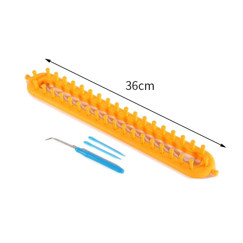 Rectangle DIY Knitting Loom Scarf Sweater Hat Shawl Stitching Knit Handmade Weaving Lazy Braiding Tool Crochet Loom Set Kit